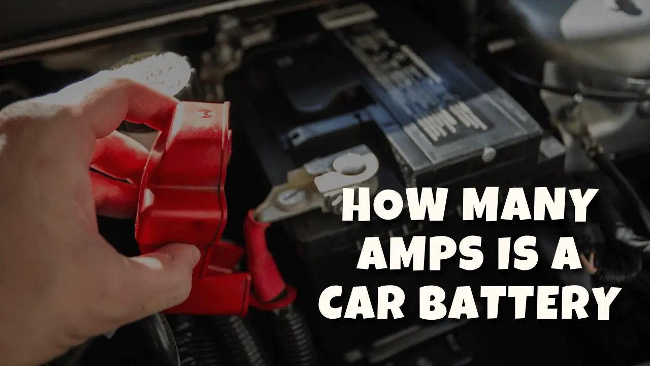 how many amps is a car battery